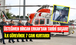 Üsteğmen Bircan Erkan tarih yazdı: İlk görevinde 7 canı kurtardı