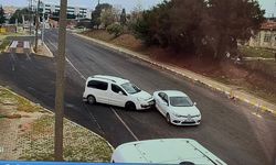 Tekirdağ’da kontrolsüz dönüş kazası kamerada: 1 yaralı