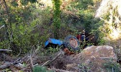 Aydın’da traktör şarampole devrildi: 1 ölü