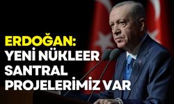 Erdoğan: Akkuyu haricinde yeni nükleer santral projelerimiz var