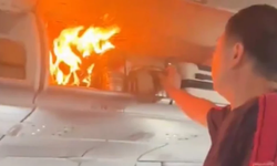 Havada Kabus! Yolcunun Çantası Alev Aldı, Uçak Acil İniş Yaptı