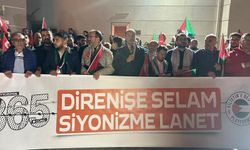 Uşak’ta Yüzlerce Kişi Gazze ve Sumud Filosuna Destek Yürüyüşünde