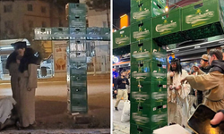 Eskişehir’de Cadılar Bayramı’nda Bira Kasalarından Haç Yapan 3 Kişi Gözaltında