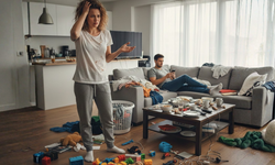 Bilim onayladı: Ev dağılınca kadınlar stres yapıyor, erkeklerin umrunda bile değil!