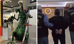“Dört başlı canavar” heykeliyle ilgili iki kişi tutuklandı