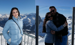 Esra Bilgiç’ten İsviçre pozları olay yarattı