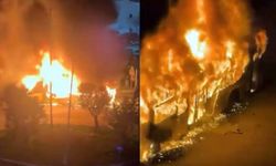 Avcılar’da İETT otobüsü alev alev yandı