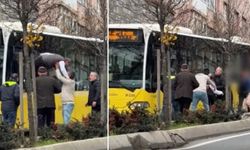 Üsküdar'da trafikte camdan fırlayan sürücüye ceza