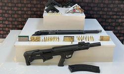 Sosyal medyadan silah paylaşımı yapanlara gözaltı