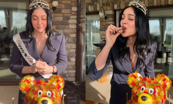 Setten sürpriz çıktı: Cemre Baysel yeni yaşını böyle karşıladı