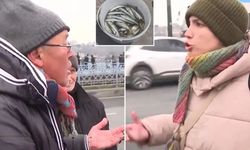 Galata'da ilginç olay: Balıkları satın alacağını söyleyip denize boşalttı