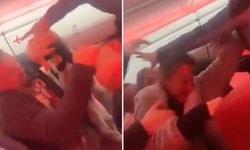 Antalya-Manchester uçuşunda tekme tokat kavga