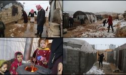 Suriye'de sel felaketi yaşamı durdurdu