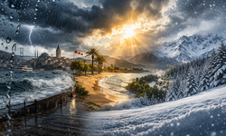 Meteoroloji duyurdu: Yurt genelinde yağışlı hava etkili olacak