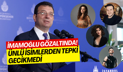 Ekrem İmamoğlu gözaltına alındı: Ünlü isimlerden tepki mesajları geldi