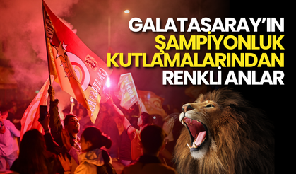 Galatasaray'ın Şampiyonluk Kutlamalarında Dikkat Çeken Anlar