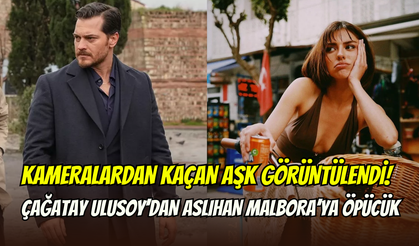 Gizemli aşk Eşref Rüya setinde ortaya çıktı: Çağatay Ulusoy’dan Aslıhan Malbora’ya hoş geldin öpücüğü