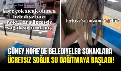 Alevler Gibi Sıcaklar! Sokaklarda Ücretsiz Soğuk Su Stantları Kuruldu!