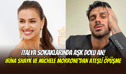 Irina Shayk ile Michele Morrone’den reklam filminde ateşli öpüşme
