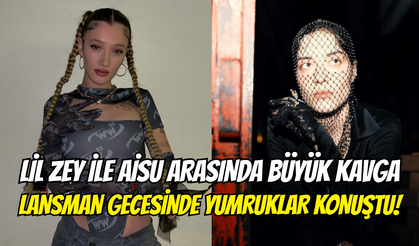 Lil Zey ile Aisu, lansman gecesinde kavga etti