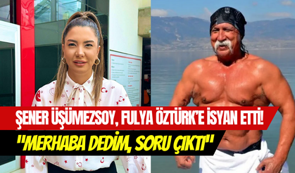 Şener Üşümezsoy ile Fulya Öztürk arasında tatlı atışma: ‘’Merhaba dedim, soru çıktı’’