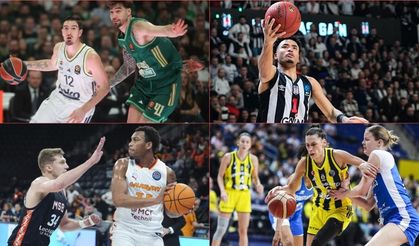 Türk basketbol takımları Avrupa'nın zirvesine yerleşti