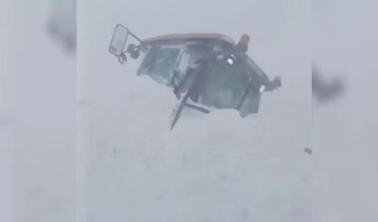 Ardahan'da çığ düşen bölgede kurtarma ekipleri mahsur kaldı