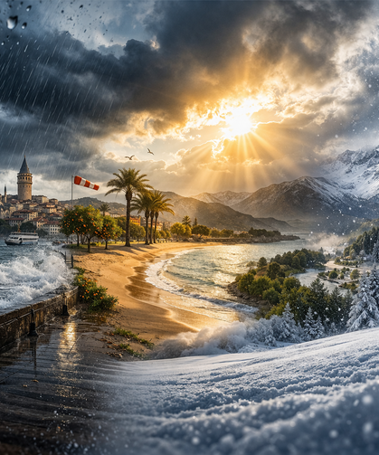 Meteoroloji duyurdu: Yurt genelinde yağışlı hava etkili olacak