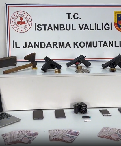 İstanbul’da organize suç operasyonu: 5 kişi gözaltında