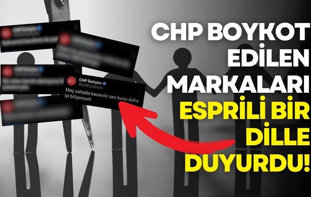 CHP'nin "boykot dili" büyük beğeni topladı!