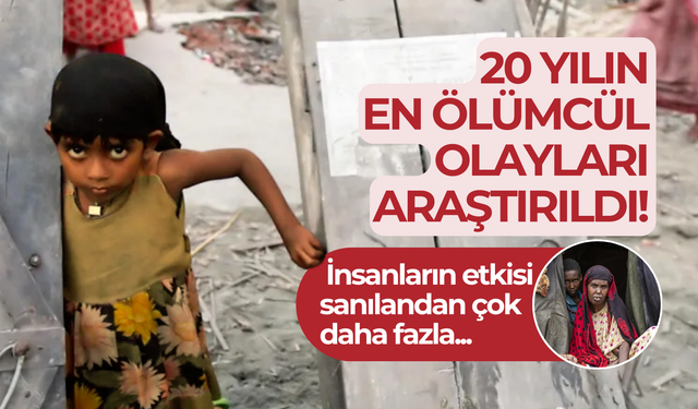 20 yılın en ölümcül olayları araştırıldı: İnsanların etkisi çok büyük!