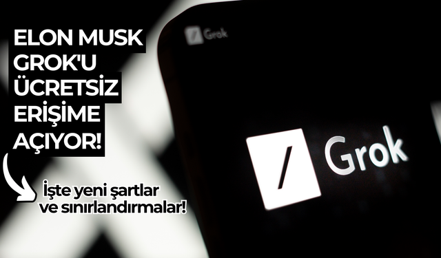 Elon Musk'ın Grok'u ücretsiz erişime açıyor: İşte yeni şartlar ve sınırlandırmalar!