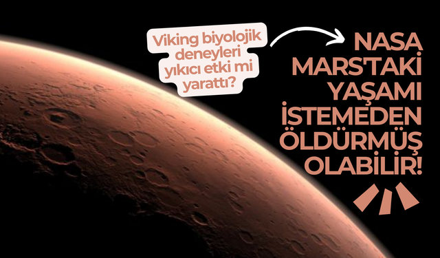 NASA'nın Mars'taki yaşamı istemeden öldürmüş olabileceği söyleniyor