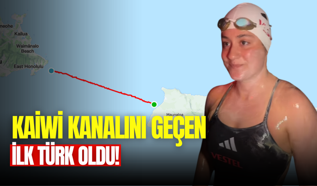 Aysu Türkoğlu canlı yayın: Aysu Türkoğlu Kaiwi Kanalı’nı tamamlayan ilk Türk oldu!