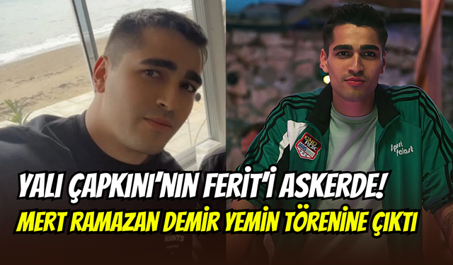 Mert Ramazan Demir’in bedelli askerlik yemin töreni görüntüleri yayınlandı