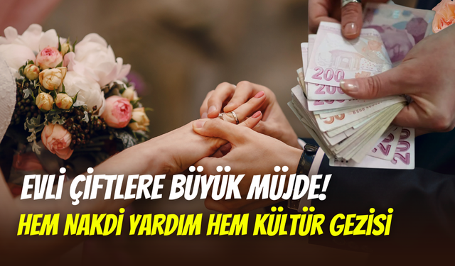 Şahinbey Belediyesi’nden evli çiftlere müjde: 25 bin TL nakit yardımı verilecek