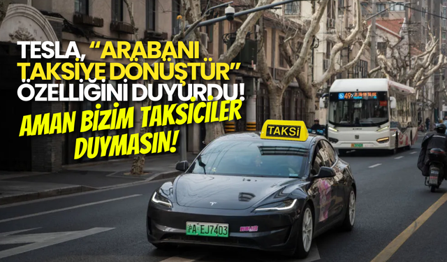 Tesla, "Arabanı Taksiye Dönüştür" Özelliğini Duyurdu!
