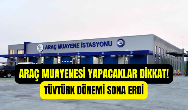 Araç muayenesinde yeni dönem: TÜVTÜRK yerine MOI Ortak Girişim Grubu geldi