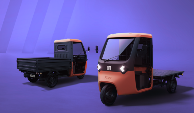 Fiat Tris Tanıtıldı: Üç Tekerlekli Elektrikli Mini Kamyonet Geliyor