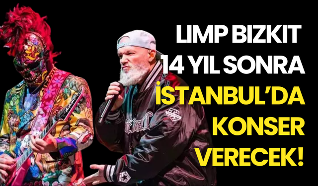 Limp Bizkit 14 Yıl Sonra İstanbul’da Konser Verecek!