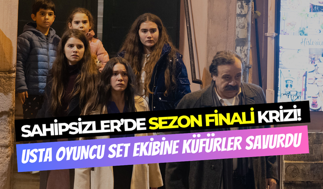 Sahipsizler setinde küfürler havada uçuştu: Reha Özcan set ekibine ateş püskürdü