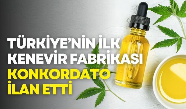 Türkiye’nin ilk kenevir fabrikası konkordato ilan etti
