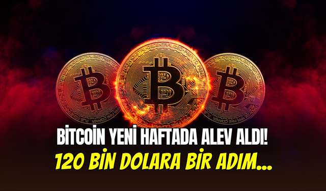 Bitcoin, kripto haftasında alev aldı: 120 bin dolara bir adım
