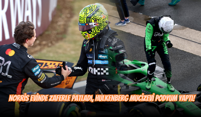 Lando Norris’ten Tarihi Zafer! Hulkenberg 19. Sıradan Podyuma Çıktı