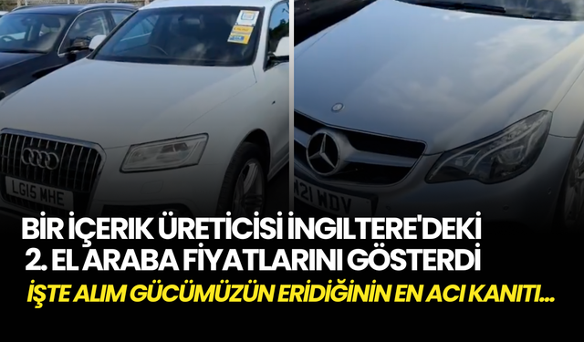 İngiltere’de 4 Aylık Maaşla Mercedes, Türkiye’de Sadece Hayal! Görünce Sinirlerinize Hakim Olamayacaksınız...