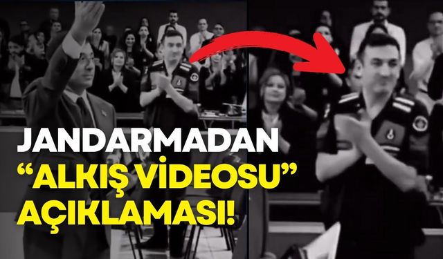 Jandarmadan yapay zeka açıklaması: İmamoğlu'nu alkışlayan personel videosu sahte