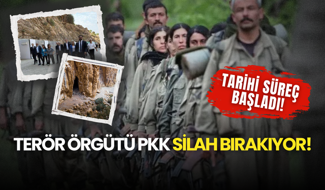PKK Silah Bırakıyor: Tarihi Süreç Resmen Başladı! Gözler Süleymaniye’de…