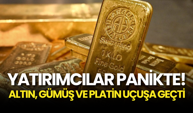 Yatırımcılar Panikte! Altın, Gümüş ve Platin Uçuşa Geçti… İşte Sebebi!
