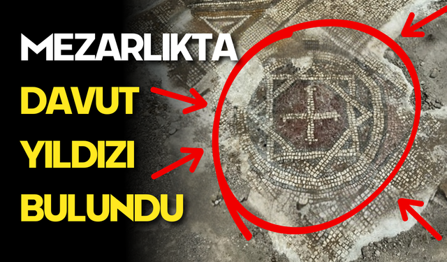 Diyarbakır’da Tarihi Mozaik Keşfedildi: Mezarlıkta Davut Yıldızı Bulundu