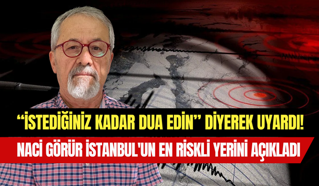 Naci Görür’den Marmara Depremi uyarısı: ‘’İstediğiniz kadar dua edin’’